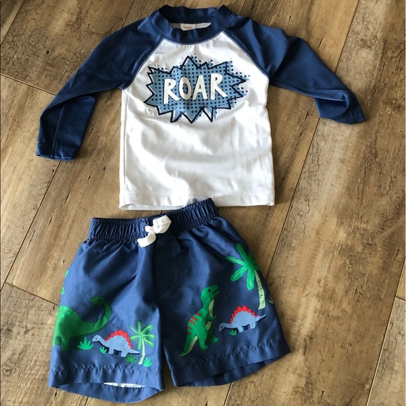 Gymboree Swim Baby Boys Swim Set 218mos Euc Poshmark